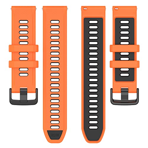Image of Fit for Garmin Forerunner 265S 255S Watch Bands, 18mm Quick Release Durable Silicone Replacement Bands Wristbands Straps Bracelet Fit for Garmin Vivoactive 4S /Vivomove 3S /Venu 2S