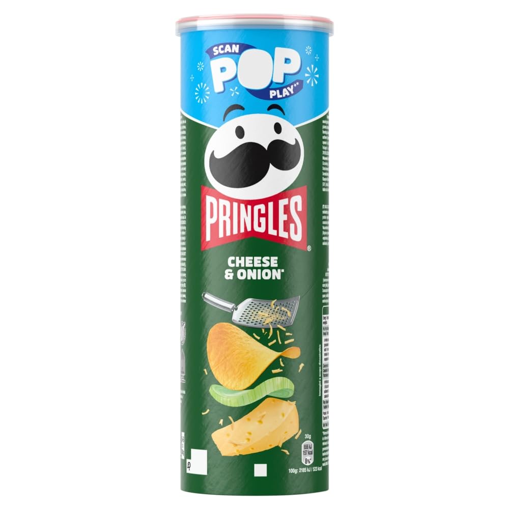 Pringles Cheese & Onion, 165g