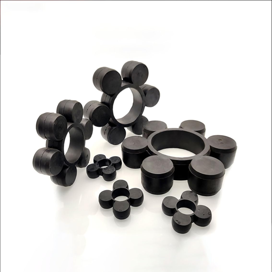 Giunto albero cuscinetto tampone flessibile, 1 pezzo cuscinetti in gomma prugna, anelli di in blocco elastico accoppiamento Guarnizioni MT1 ~ MT13(MT13)