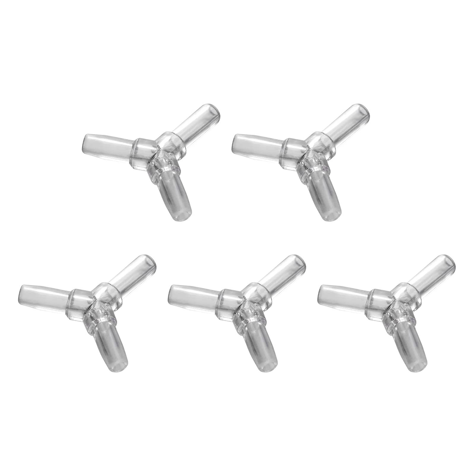 EBVincxmk 5PCS Aquarium- Airline Tubing Connector FishTank Connector 3-Way Connect Y FishTank Air Tube Adapters Adapter