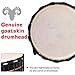 Djembe Drum, AKLOT African Drum Hand-Carved 8 inches Mahogany Goatskin Drumhead for Adults Starter Beginners