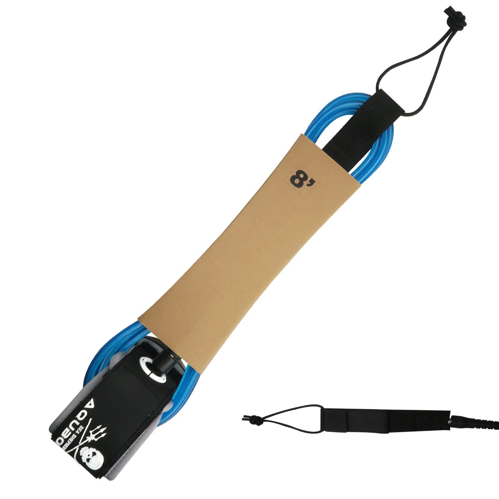 AQUBONA 6/7/8ft Soft Top Leash - 6/7/8' Replacement Leash for Surfboards