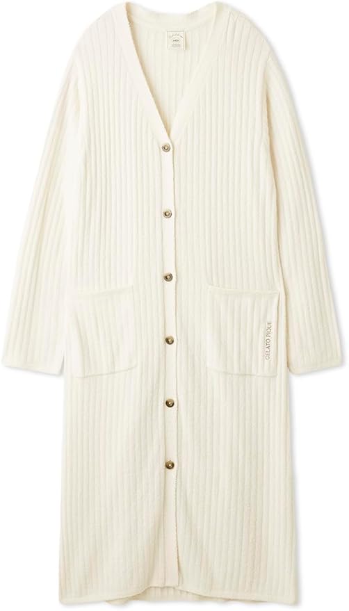 Amazon | [ジェラート ピケ] 調温スムーズィ―ロングカーディガン