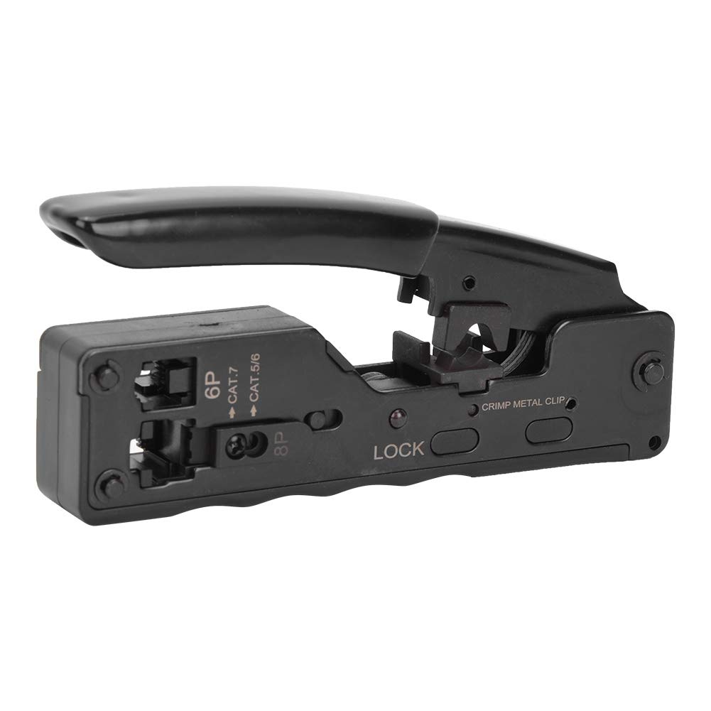 Wielofunkcyjna, samonastawna zaciskarka Ethernet, szczypce do zaciskania 8P 6P RJ45 RJ12/11