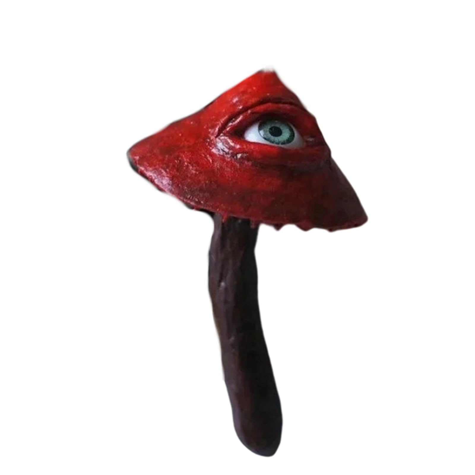 Msioytog Multipurpose Eye Mushroom Desktop Statue Artistic Miniature Showpiece Unique Table Display Item for Various Space Mushroom Figurine