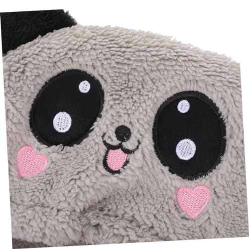 Windproof Thermal Hooded Neck Warmer for Boy Girl Adorable Animal Ear Hat and Scarf for Boys and Girls for Outdoor Activities Years4