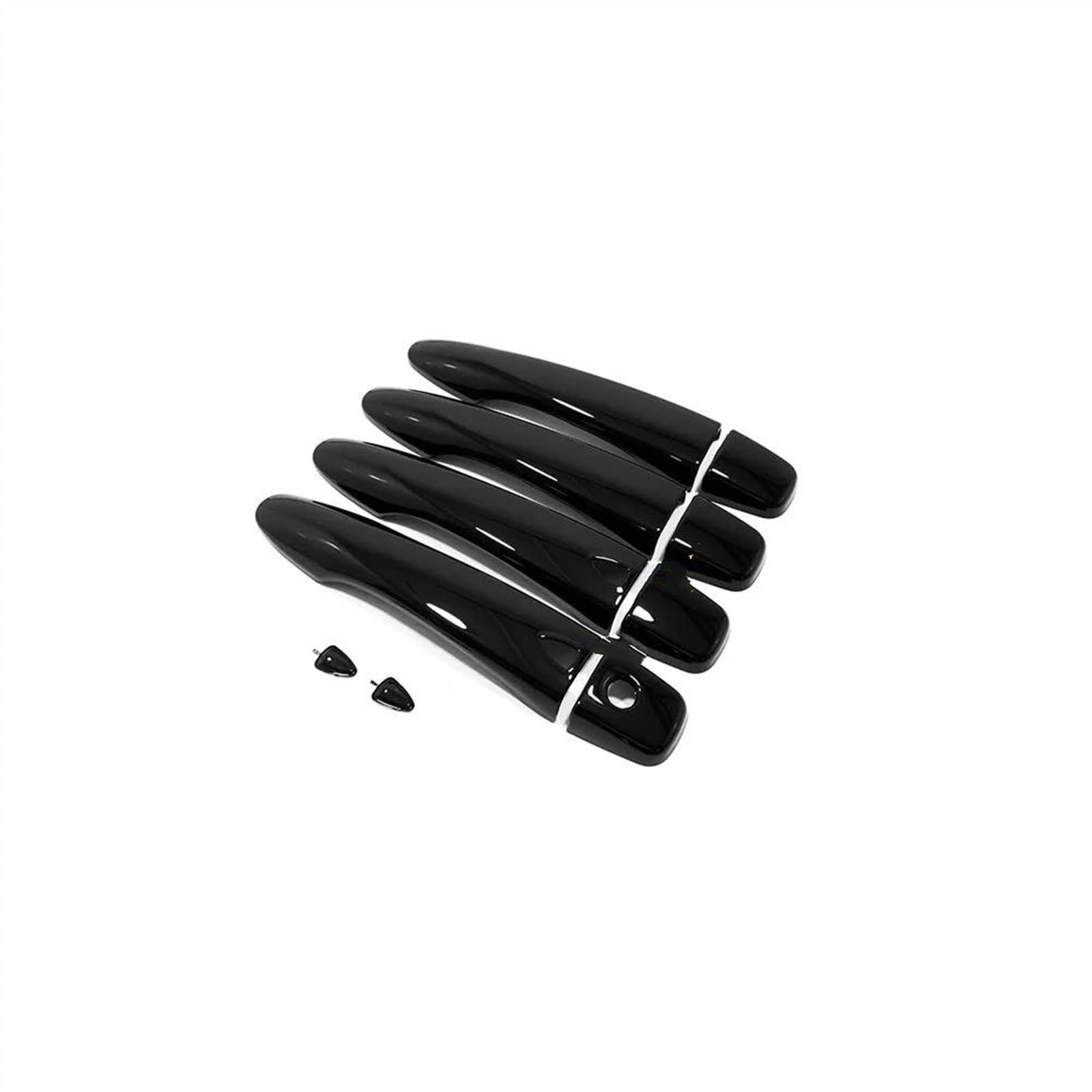 Noheeu A Outer Door Handle Cover Stickers Trim Car Styling Protective Film Ccessories Gadget For Nissan For Kadjar 2015-2018(A)