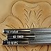 Pro Leather Carvers Steel Smooth Beveler Stamps, Set of 3, Craft Japan Leather Stamping Tools