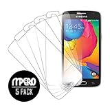 Samsung Galaxy Avant Screen Protector Cover, MPERO 5-Pack of Ultra Clear Screen Protectors for Samsung Galaxy Avant