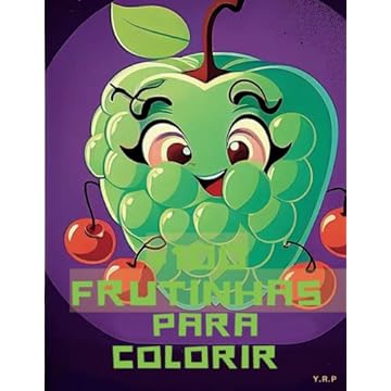 Capa do livro +100 Frutinhas para Colorir