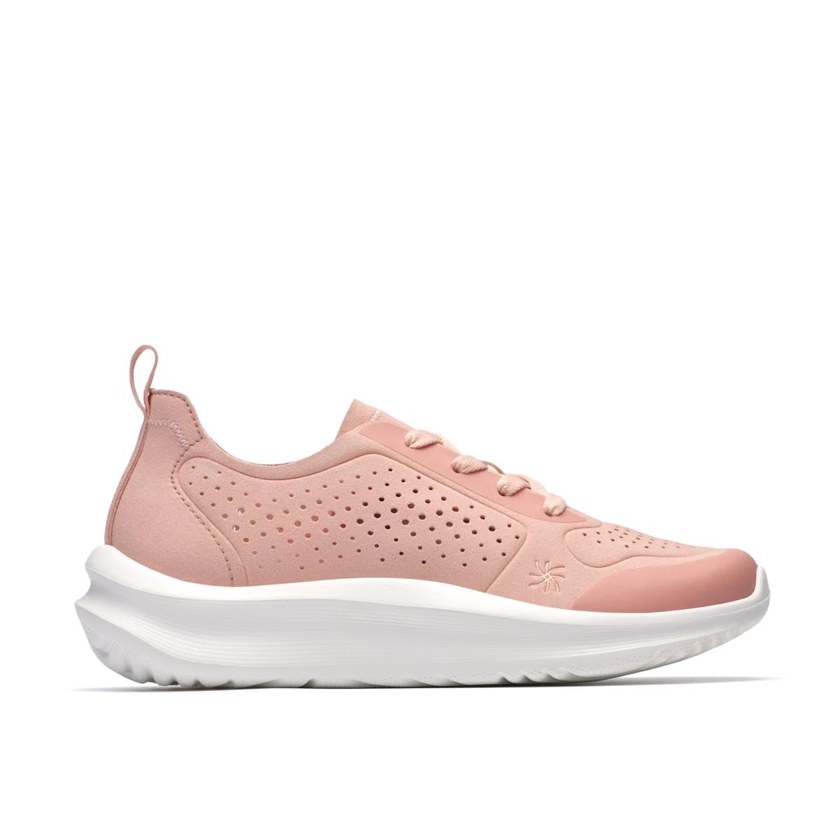 Clarks Solevana Tie Womens Pale Peach, 8