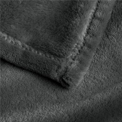 Image of BEDELITE Big Fleece Blanket 120 inch x 120 inch (10' x 10'), Super Soft Fluffy Fuzzy Oversized King Blanket for Bed, Couch, Sofa, Camping, Extra Large Fits Whole Family, Charcoal Grey