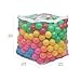 Amazon Basics BPA Free Ball Pit Balls with Storage Bag, Crush-Proof Plastic for Toddlers Kids 12+ Months Play, Phthalate Free, 6 Bright Colors, Pack of 400