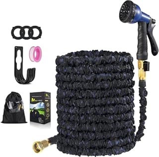 Expandable Garden Hose, Kink Free Garden Hose 50 ft, Latex Core Flexible Anti-Leakage