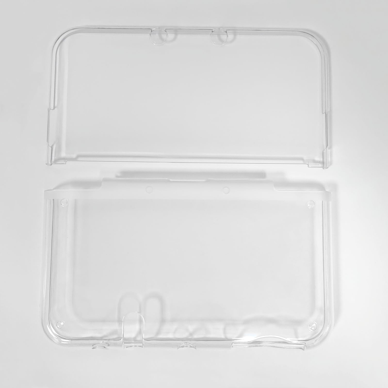 Hzxkqmil Etui Ochronne dla Nintendo New 3DS XL LL, Przezroczysta Twarda Obudowa Osłona Ochronna + 1 Zestawy Foli Ochronnych na Ekran dla New 3DS XL/LL Konsoli