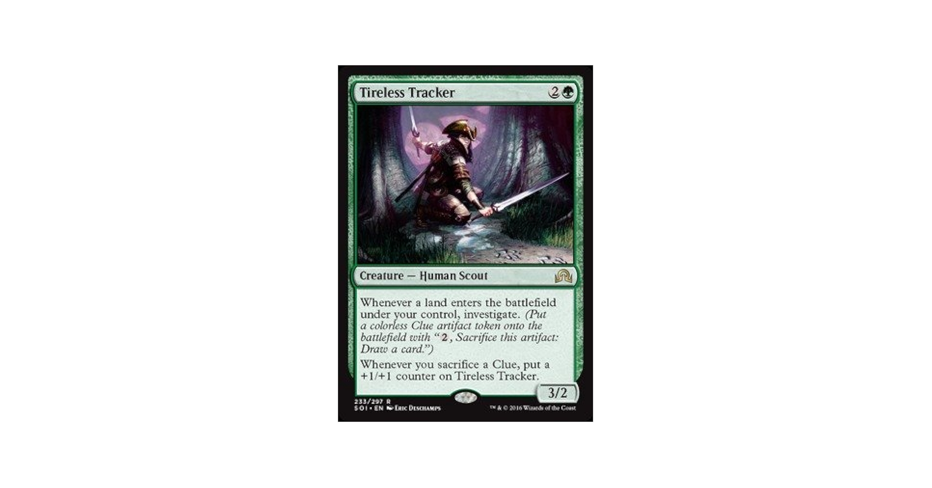 MTGプレイマット　不屈の追跡者　Tireless Tracker Tireless Tracker (Magic The Gathering—Fallout English