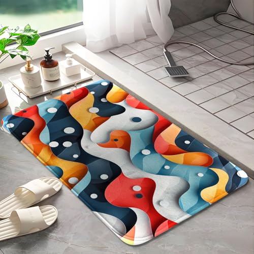 Tapis de bain antidérapant pour éviter les glissades sur carrelage mouillé L - 6
