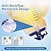 Urine Drainage Bag 10 Pack 2000ml with 48 Inch Flexible Tubing, Catheter Bags with Leak Resistant Anti Reflux Design, Clear Scale Urine Collection Bags with Soft PVC Material for Home Use