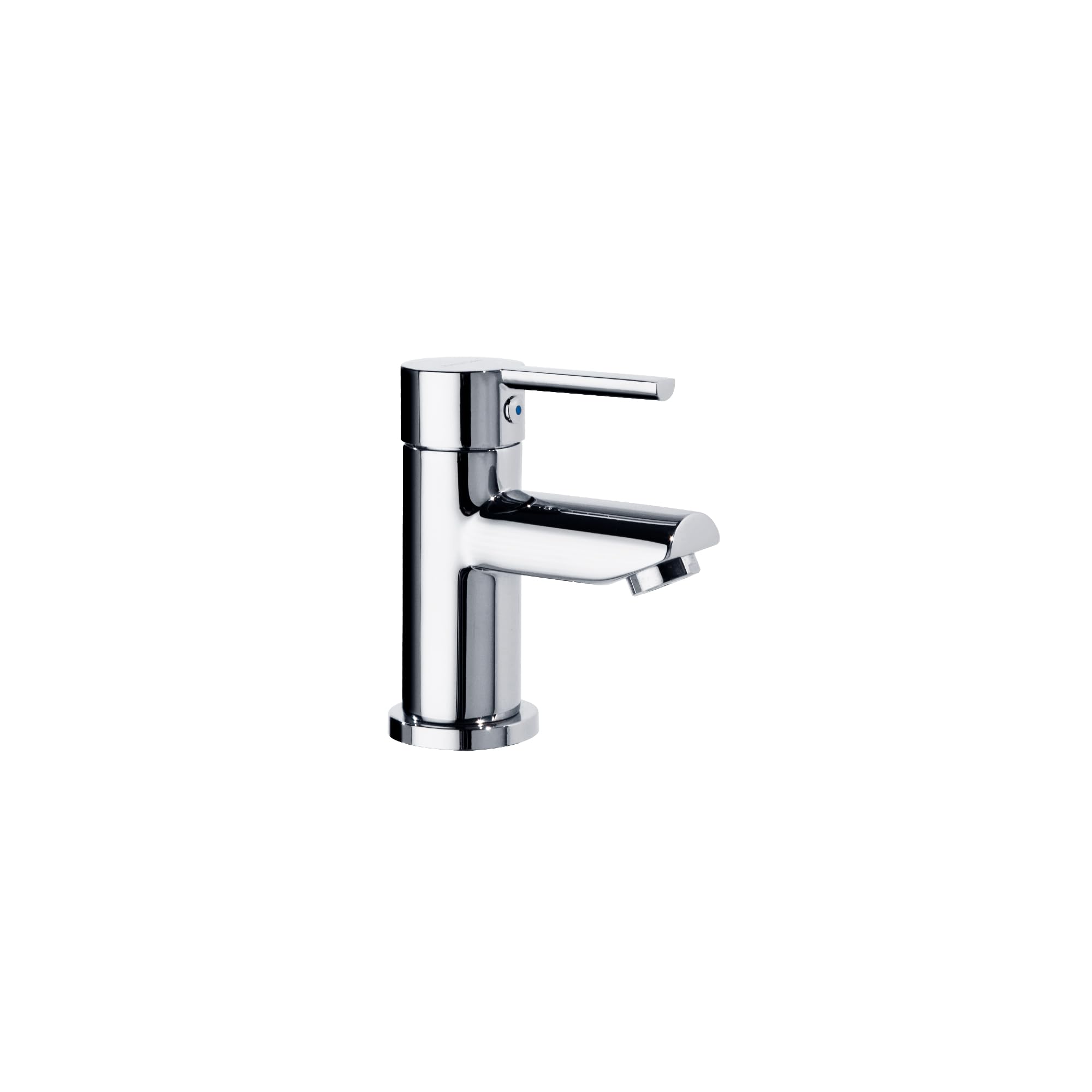 Ramon Soler DRAKO Grifo de Lavabo Monomando de 1 Agua en Latón Cromado con Sistema Anticorrosión y Acabado Diamond Finish. Diseño Innovador, Confort, Precisión