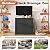NBYSGO Outdoor Storage Box, Resin Deck Boxes Indoor and outdoor, Waterproof Storage Box Lockable Lid (Black, 31 Gallon)