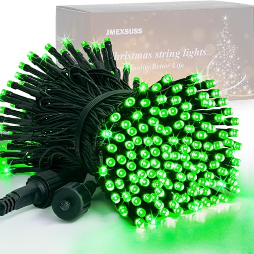 JMEXSUSS 200 LED Halloween Lights Outdoor 66ft Green String Lights Plug in