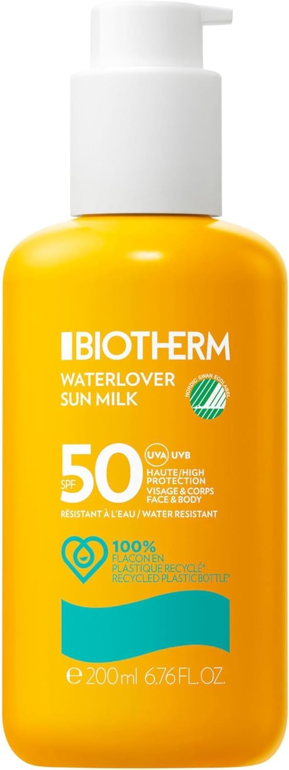 Duo Solaire : Crème solaire Waterlover Sun Milk SPF50 (200ml) + Lait après soleil oligo-thermal réhydratant et apaisant (400ml)