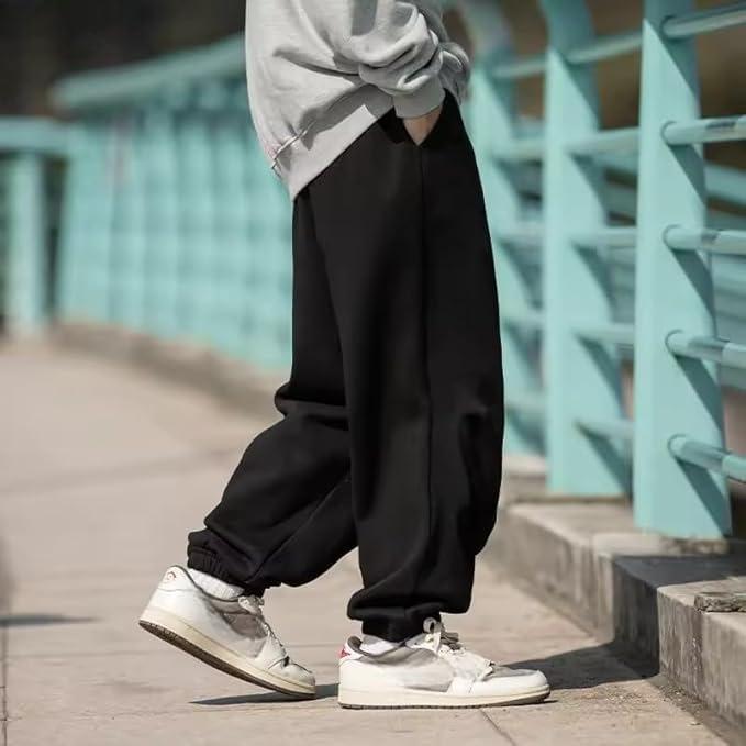 Image of Men's Cotton Regular Fit Joggers - Track Pants for man | Lower for Men