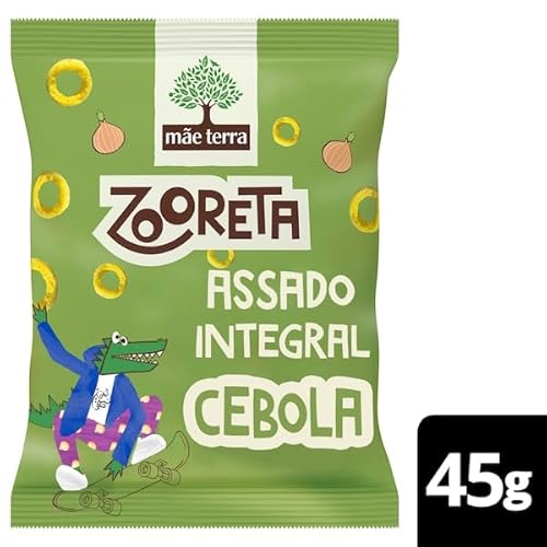 Mãe Terra Salgadinho Assado Integral Zooreta Cebola 45G