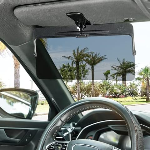 Car Sun Visor, Universal Anti-Glare Polarized Sun Visor Extender Easy to Install, Protect from Glare/UV Ray/Stray Light, Safe Driving for Car Cover
