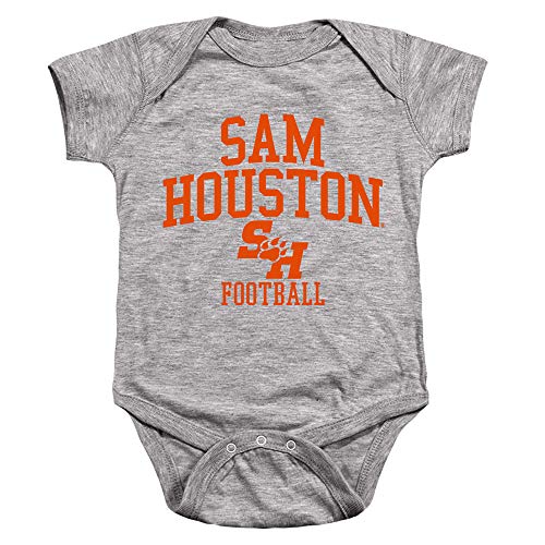 Sam Houston State University Official Football Unisex Infant Snap Suit for Baby, Athletic Heather, X-Large (24 Months)
