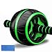 UWY Ab Wheel Roller, perfekte Fitness AB Carver Pro Roller mit Kniepolstermatte für Mann Frau Bodybuilding Gymnastik Home Gym One Size (Ren/grün)