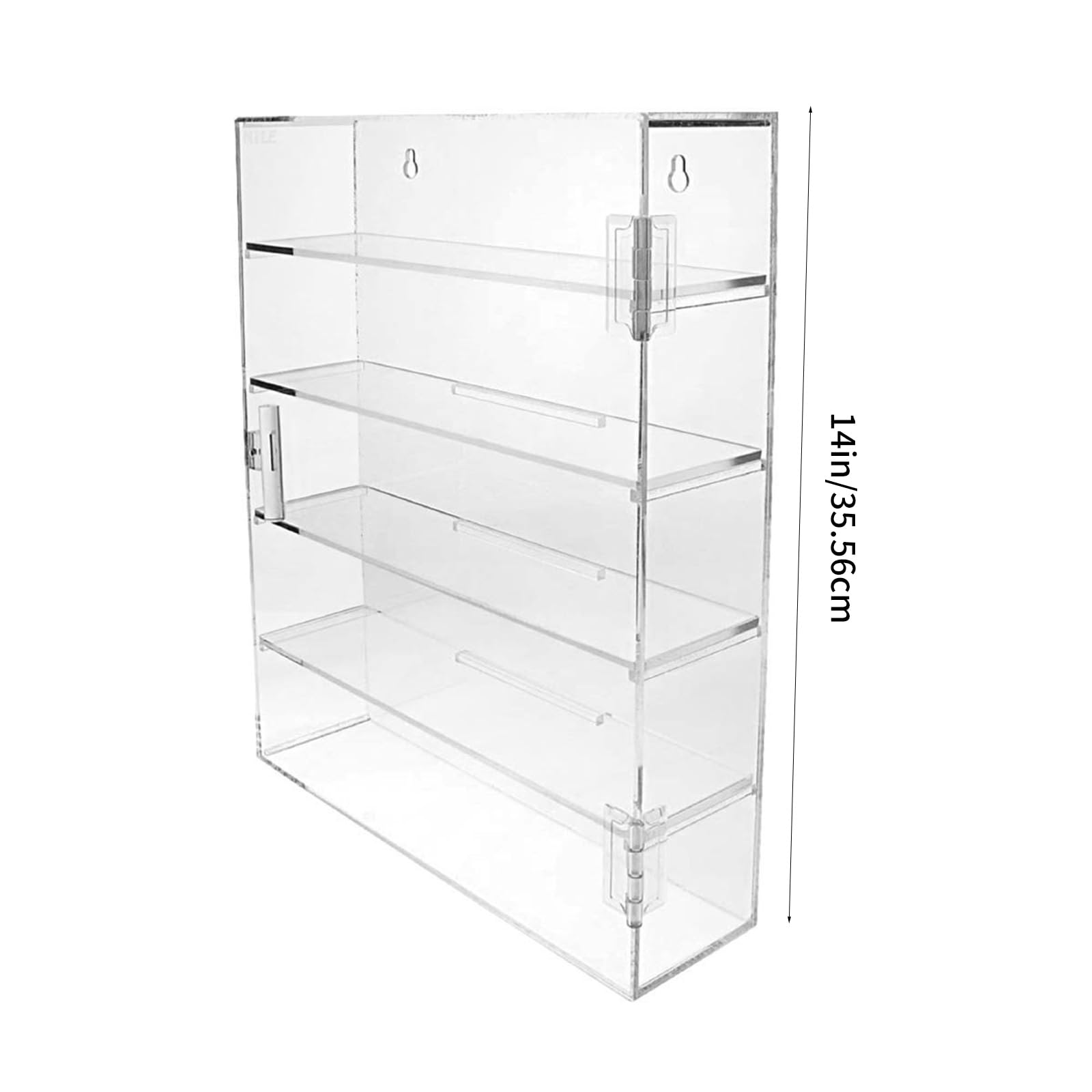 Vitrina a prueba de polvo para figuras de acción coleccionables y juguetes, caja organizadora grande con acrílico de fácil montaje decorativo