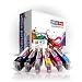 Produktbild Multipack - 12 Tintenpatronen kompatibel zu Canon PGI-550 XL/CLI-551 XL mit CHIP - passend für Canon Pixma iP8750 iX6850 MG5655 MG6350 MG6450 MG7150 MG7550