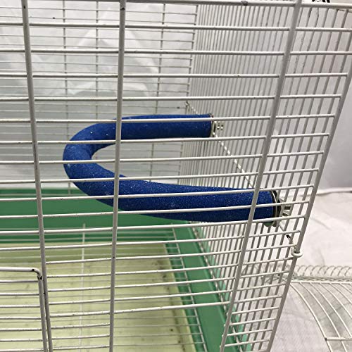 Rypet Parrot Perch Rough-surfaced - Quartz Sands Bird Cage Perches for Small Parakeets Cockatiels, Conures, Macaws… - Image 7