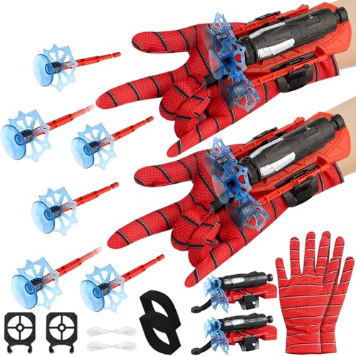 La mejor selección de Telaraña spiderman Top 5. 44 LUHI 2PCS Hero Launcher,Hero Launcher,Lanzador de arañas,Lanza telarañas,Los Juguetes catapulta con Ventosa Son un estupendo Regalo de cumpleaños y Navidad para niños y niñas...