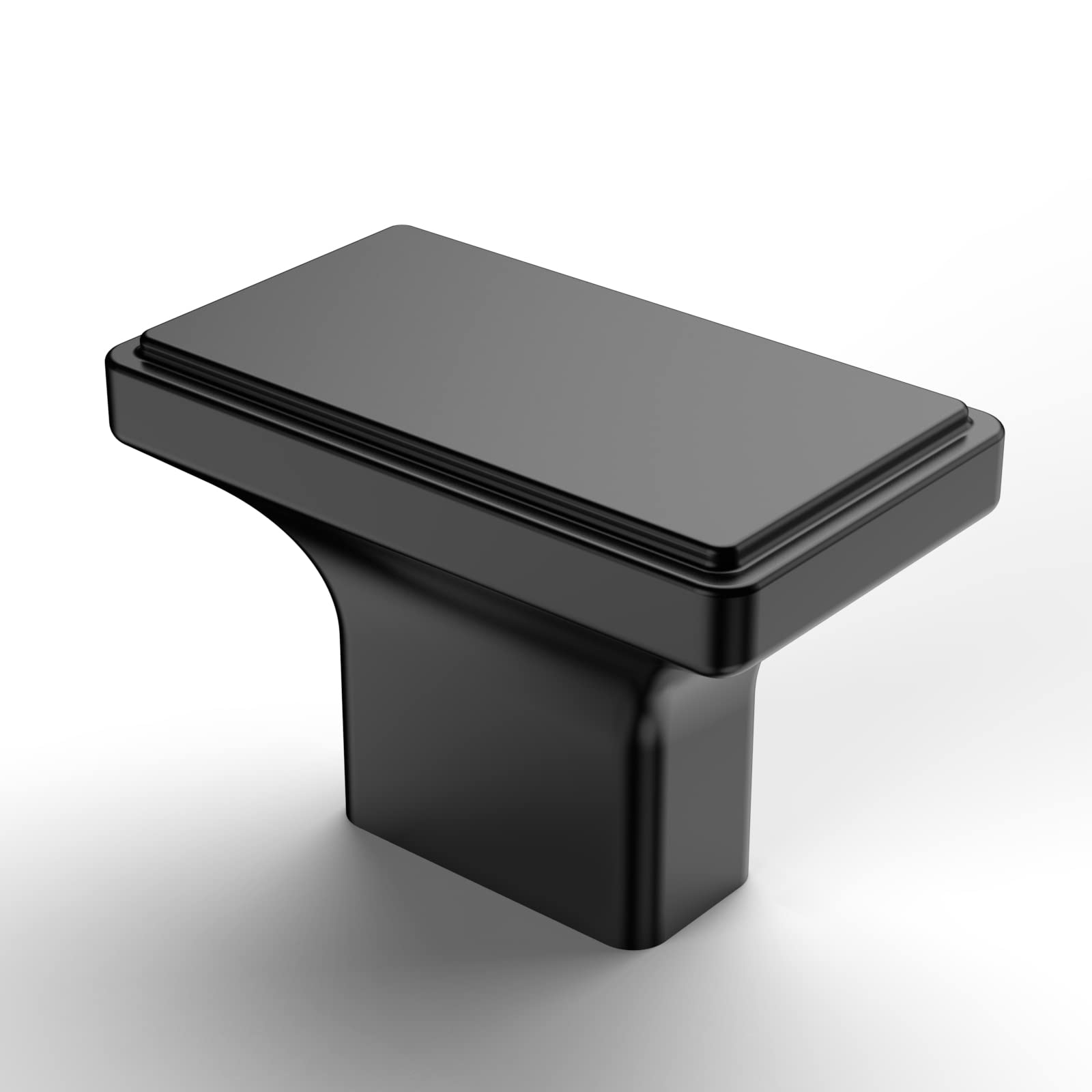 Asidrama 30 Pack 11/2 inch Matte Black Kitchen Knobs Dresser