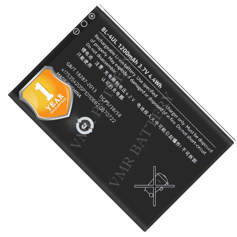 Image of Original BL-4UL BL4UL Battery Compatible for Nokia 3310 3G (TA-1006, TA-1022, TA-1036) | Nokia 3310 4G | Nokia 3310 (2017) | Nokia 5310 (2020) (TA-1212, TA-1230) - (1200mAh) - 1 Year Warranty