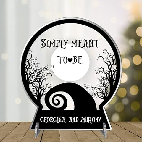 Personalised Christmas Snow Globe for Couples Cover