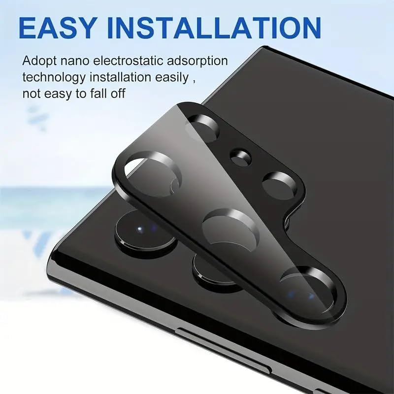 Image of Samsung Galaxy S24 Ultra Camera Lens Protector | Camera glass protector guard for S24 Ultra 3D /HD (PACK OF 1)