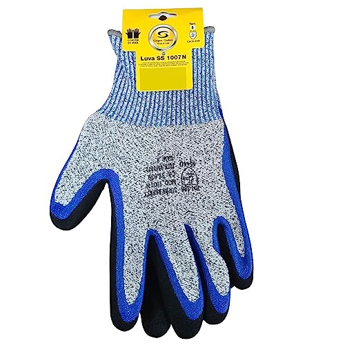 Luva Anticorte (HPPE) com Duplo Banho 1007N - Super Safety