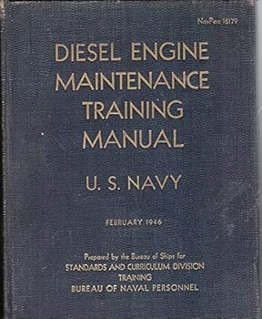 Hardcover Diesel Engine Maintenance Training Manual : U. S. Navy Book
