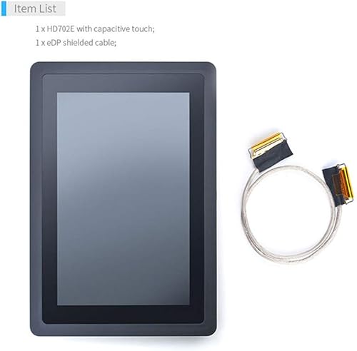 Miniatura 3 de Pantalla LCD eDP de 7 pulgadas con Cap-Touch (HD702E), Trabajo con NanoPC-T4