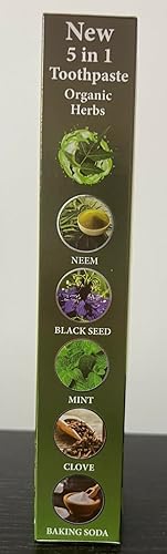 Miniatura 3 de Pasta de dientes Neem 5 en 1 sin parabenos herbales sin flúor 100% base vegetal