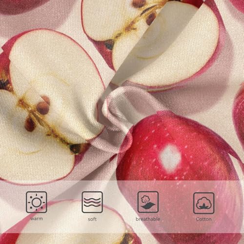 Wusikd Red Apples Girls' Underwear Cotton Girls Briefs Soft Toddler Underwear 2T3