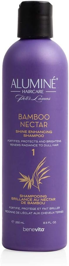 Alumine: Bamboo Nectar Shine Enhancing Shampoo Vitamin-rich Shampoo for Thicker and Shinier Hair 250ml
