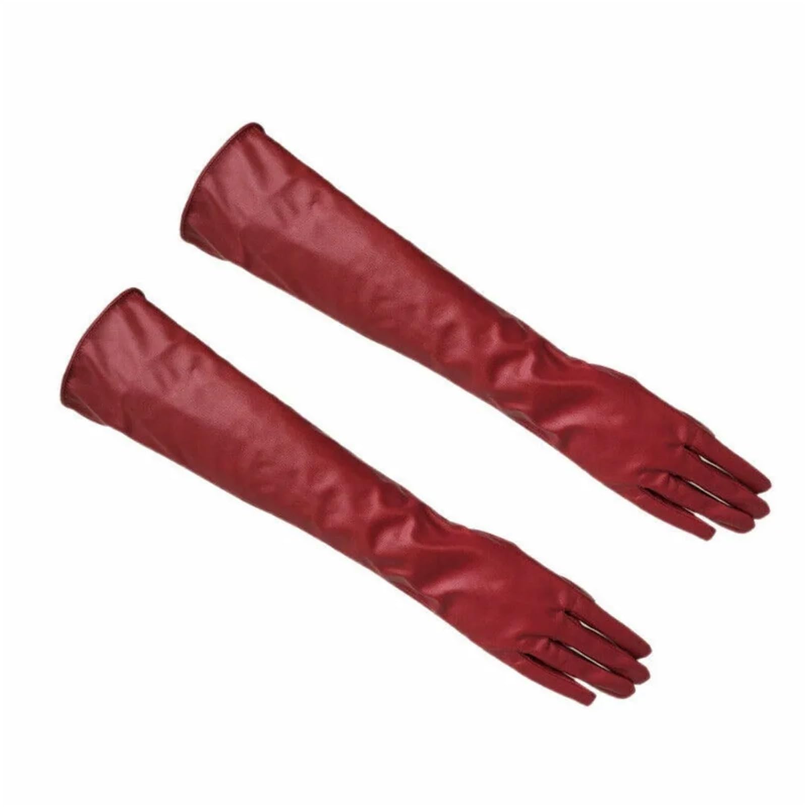 Guantes Largos Mujer Guantes Mujer Codo Largo Fiesta Noche Cuero Suave Señoras Forrado Cálido Invierno