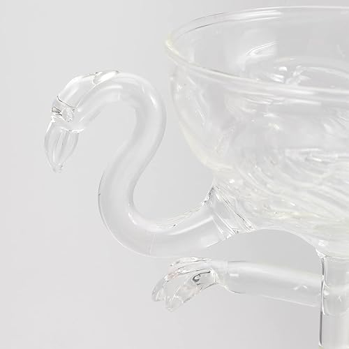 Miniatura 6 de Zerodeko Copas transparentes para decoración de boda, copas de cóctel de flamenco, copas de vino, copas de Martini, vasos reutilizables para