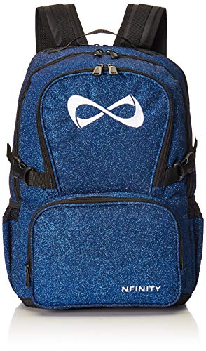 Nfinity Sparkle Backpack for Cheerleaders – Dazzling Glitter Finish, Extra Durable & Lightweight, Ideal for Travel