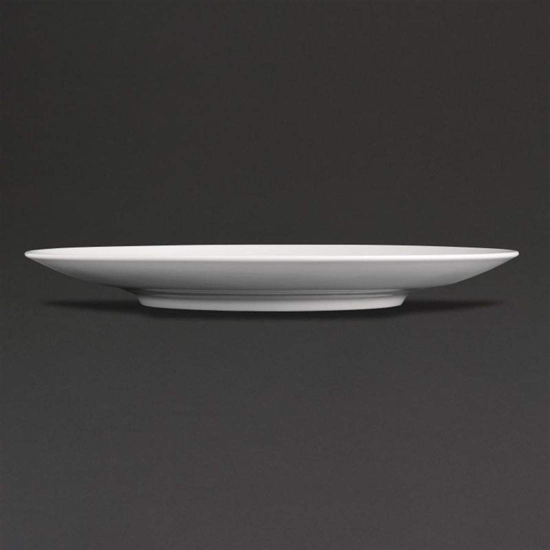 Royal Porcelain GT935 Classic White Flat Plate, 280 mm (Pack of 12)