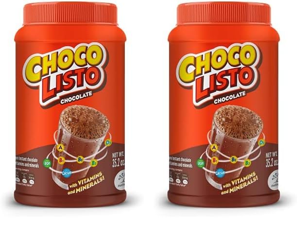 Chocolisto Instant Chocolate Powder Drink Mix | Delicious Chocolate Drink | Nutritious Breakfast | 35.2 Oz (Pack of 2)